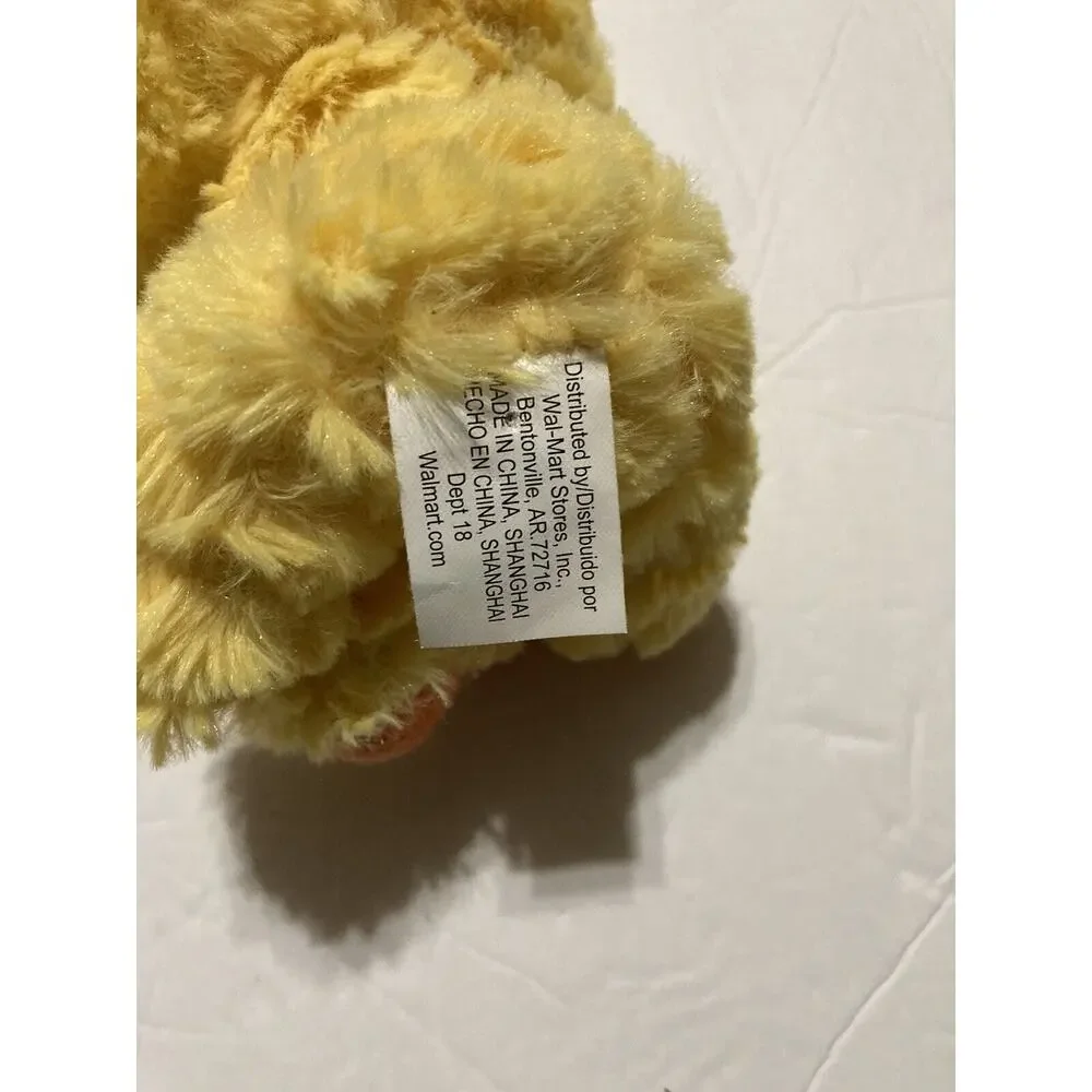 Walmart Yellow Duck Plush W/ Ribbon‎ Bow Toy